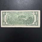  2 Dollar Bill Error  Miscut Misprint Off Center Note 2027