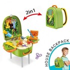 Clay Dinosaur Toys Set With Backpack 36 Pieces  For 3-12 Years Old Kids