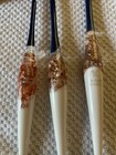 Furls Streamline Resin Crochet Hooks 3 Special Ed Blue   Copper  Sizes H  I  K