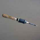 Rare Antique Piano Tuning Instrument Bow Drill In Ebony Brass   Fruitwood