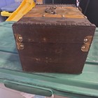 Wooden Decorative Storage Trunk Wood Treasure  chest Box Jewelry Wine Or Beverage