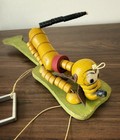Vintage 1936 Fisher Price Wooden Pluto Pop Up Kritter Paddle Board Toy