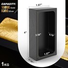 Mmasters 1kg 4-pieces Graphite Ingot Mold For Metal Casting   Melting