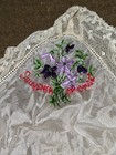 Wwii Sweetheart Handkerchief Souvenir Of France