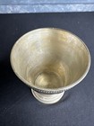 Vintage Silver Plated Mint Julep Cup With Beaded Rim   Base  4 5  Tall