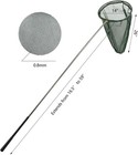 Professional Butterfly Net  14  Ring  26  Depth  59-73  Telescopic Handle  Stain