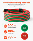 Retractable Welding Hose Reel  1 4 Inch X 100ft Twin Oxygen Acetylene Rubber Hos