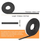 Magnetic Strip 32 8 Feet X 3 8  Width X 1 16  Thick Magnetic Tape Stickers