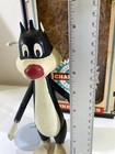 Vtg Warner Store Exclusive Looney Tunes Sylvester Cat Wooden Figure Boxed Ds66