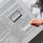 Magnifying Lens- Credit Card Size Magnifier Sheet Glasses Reading Aid