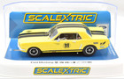 Scalextric Ford Mustang - Rassler Racing Dpr W  Lights 1 32 Scale Slot Car C4537