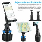 360   Adjustable Car Cup Holder Stand Cradle Mount For Ipad Cell Phone Universal