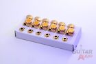 Genuine Fender Locking Guitar F Tuning Pegs Tuners Machines - Gold