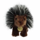 Aurora - Medium Black Miyoni - 10  Porcupine - Adorable Stuffed Animal