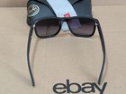Pre-owned Ray-ban Justin Matte Black grey Gradient 54mm Sunglasses Rb4165 622 