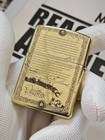 Spartan Warrior Zippo Lighter Brass Armor Engraved Windproof Collectible Gift