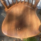 1- Vintage Frederick Duckloe Colonial Cherry Comb Back Windsor Style Chair