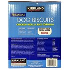 Kirkland Signature Premium Dog Biscuits Chicken Meal   Rice Formula 15 Lb standa