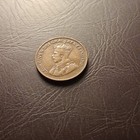 1923 Canada 1 Cent  a1  King George V Canadian Penny Copper Coin Small Cent