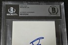 Reggie Miller Signed 3x5 Index Card Beckett Auto Indiana Pacers Ucla Basketball 