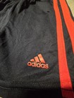 Adidas Boys Navy Red Athletic Shorts Regular Fit Polyester Youth 2t
