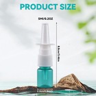 12pcs Mini Plastic Nasal Spray Bottles - 5ml Portable Empty Refillable Fine Mist