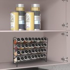 Spice Rack Organizer With 36 Empty Square Spice Jars  396 Spice Labels With C   