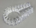 Vintage Heavy Crisa Libbey Mid Century Chunky Mcm Clear Glass Cigar Ashtray