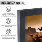 A Plus Max 12x17 Picture Frame  Black Engineered Wood Frame For 12 X 17 Inch    