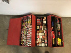 Vintage Rca Vacuum Tube Radio Tv Repair Caddy Case Box With 180  Tubes