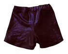 Snowflake Designs Cm Child Medium Gymnastics Shorts Dark Royal Purple Foil