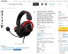 Hyperx Cloud Ii Wired Over-ear Gaming Headset - Red