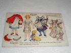 Fairy Tales New Dressing Doll Card No  7 Antique Original Rare Postcard 1910s