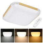 18  24w Dimmable Led Ceiling Light Fixture With Remote Flush Mount Lamp Bedroom