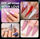 C Curve Xxl Stiletto Nail Tips  Matte Clear Half Cover  Stiletto Tips 360pcs
