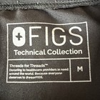 Figs Zamora Jogger Scrub Pants Womens Medium Black Medical Healthcare Uniform