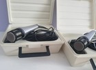 Vintage Shure Brothers Pe 515 Unidyne B Dynamic 2 Microphones With Cases