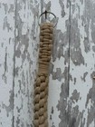Vintage 1970 80s Lot Of 3 Macrame Jute Plant Hangers Wood Beads 54 -59 