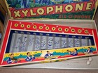 Children s Antique  Vintage Xylophone   Zil o phone With Box   Instructions
