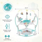 Baby Stationary Activity Center Infant Jumper With Removable Foot Pad