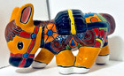 Talavera Donkey Burro Mexican Pottery Folk Art Animal Figure