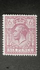 King George V Gb 6d Rosy Mauve Inverted Sg 426awi N42a  1  Mnh Well Centered Vf