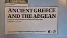 Vintage Large Ancient Greece And The Aegean Map Laminated As 53 75x38 5 