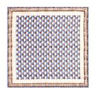 Men s 100 silk Twill Handkerchief Denim Color  brown Pocket Square 30cm 11 8in