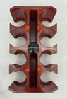 Marbled Red Bakelite Catalin Poker Caddy   Chips Holder Vintage 198 Chips