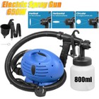 Handheld 650w Electric Spray Gun Painting Tool 800ml Hvlp Paint Sprayer Machine