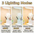 Led Desk Light Dimmable Touch Sensor Table Bedside Reading Lamp Usb Rechargeable
