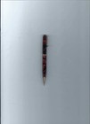 Vintage Parker Black   Red Deluxe Challenger W  Jewel   Gold Trim Twist Pencil