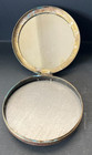 Vintage 1940 s Fancy 2 5 Inch Round Jeweled Rhinestone Ladies Mirrored Compact