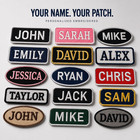 Custom Embroidered Name Patches 20pcs Personalized Iron On Sew On Labels 4 Inch